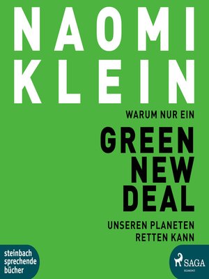 Warum nur ein Green New Deal unseren Planeten retten kann - Audiobook